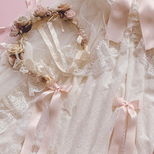 Load image into Gallery viewer, ‘For Valentine’ Rococo Style Lace Gown One-piece