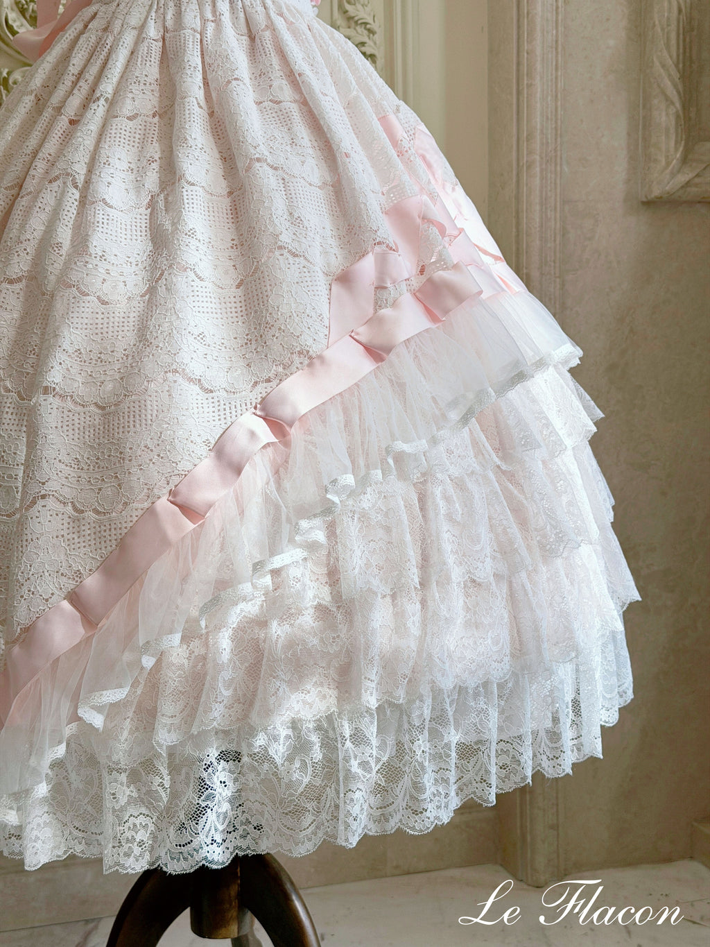 For Valentine III Rococo Style Lace Gown One-piece