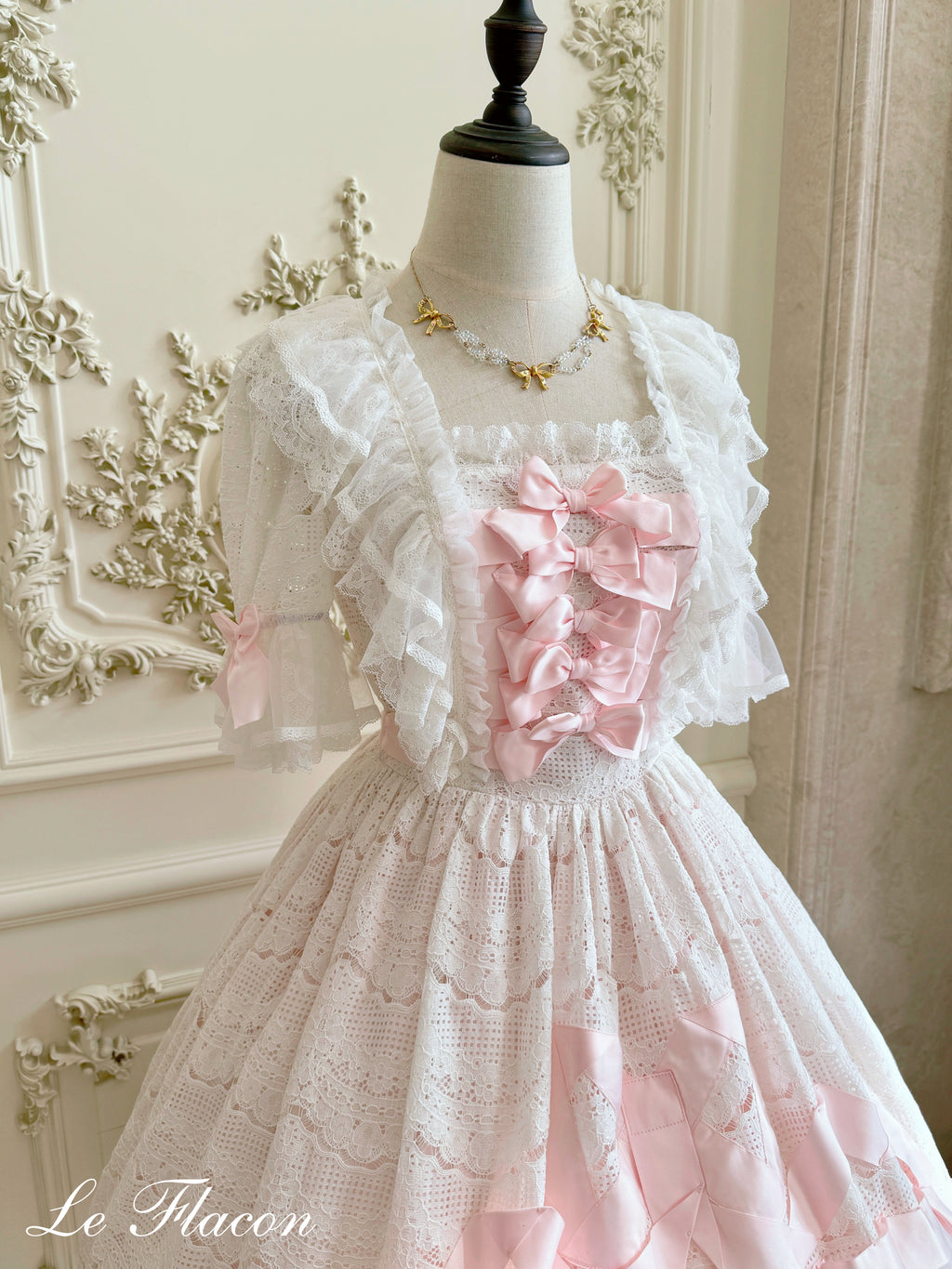 For Valentine III Rococo Style Lace Gown One-piece