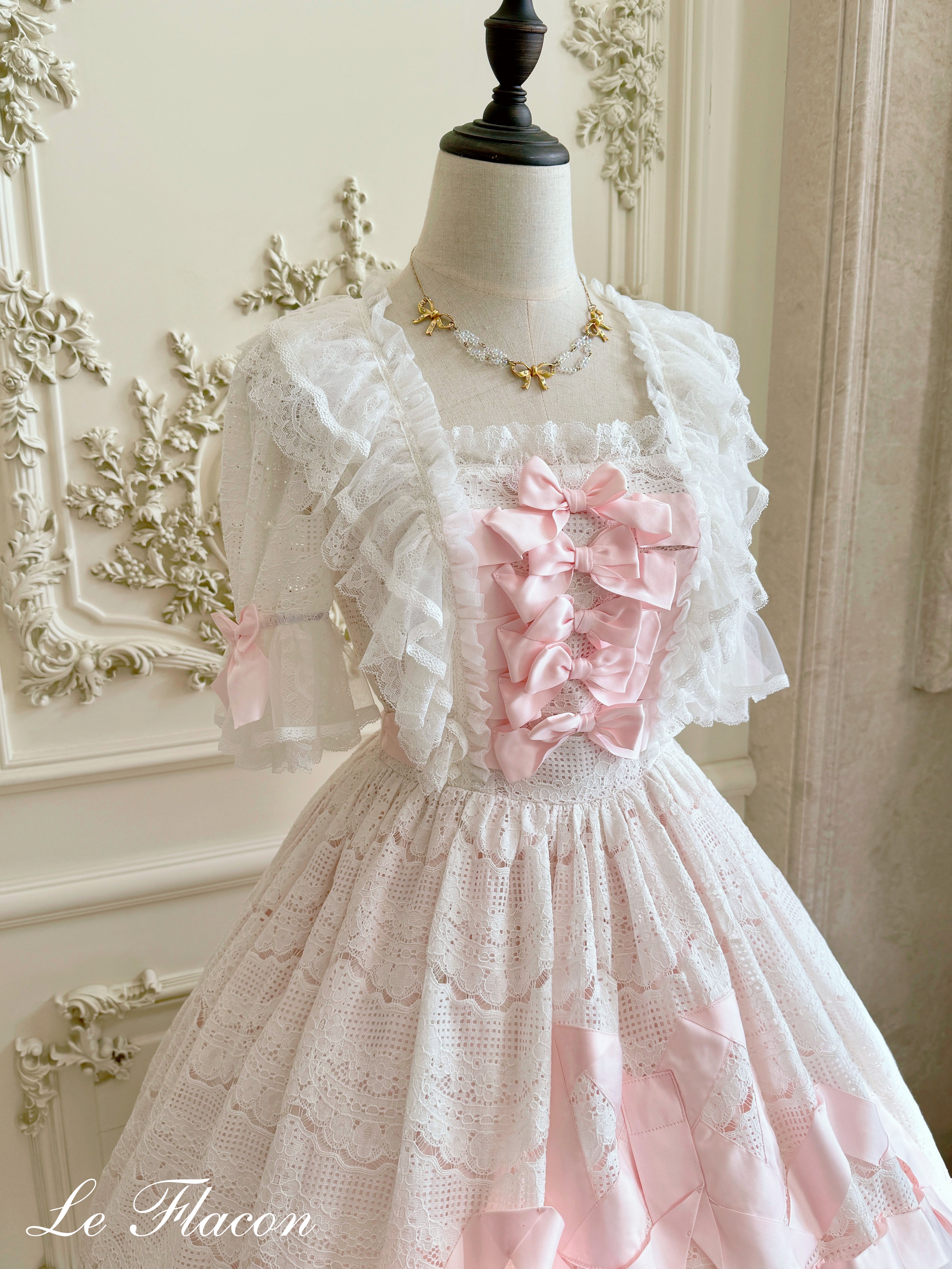 For Valentine III Rococo Style Lace Gown One-piece
