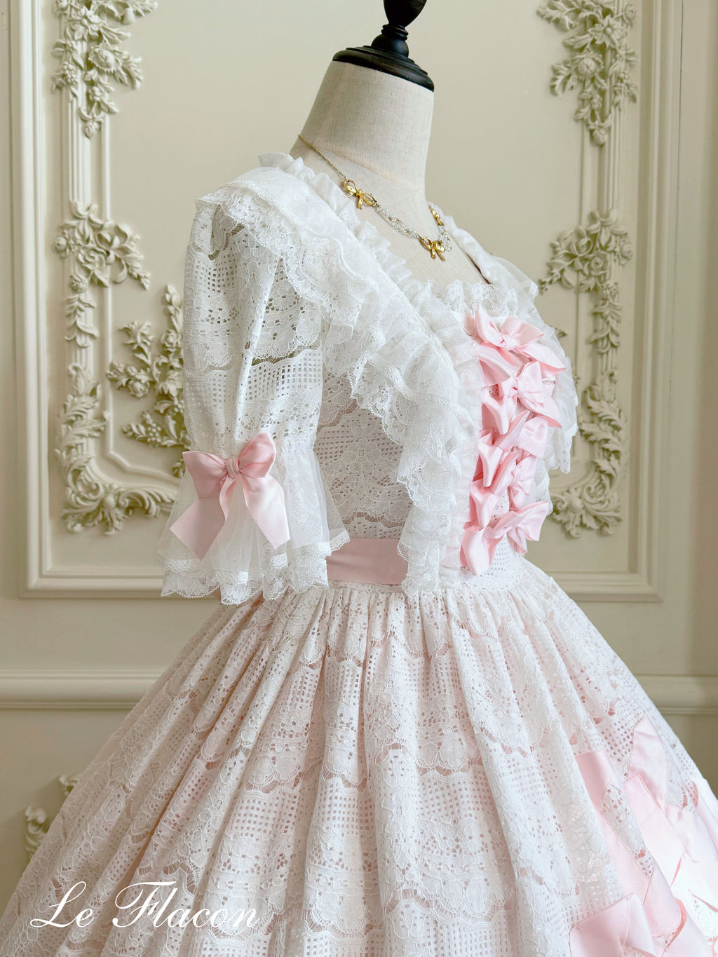 For Valentine III Rococo Style Lace Gown One-piece
