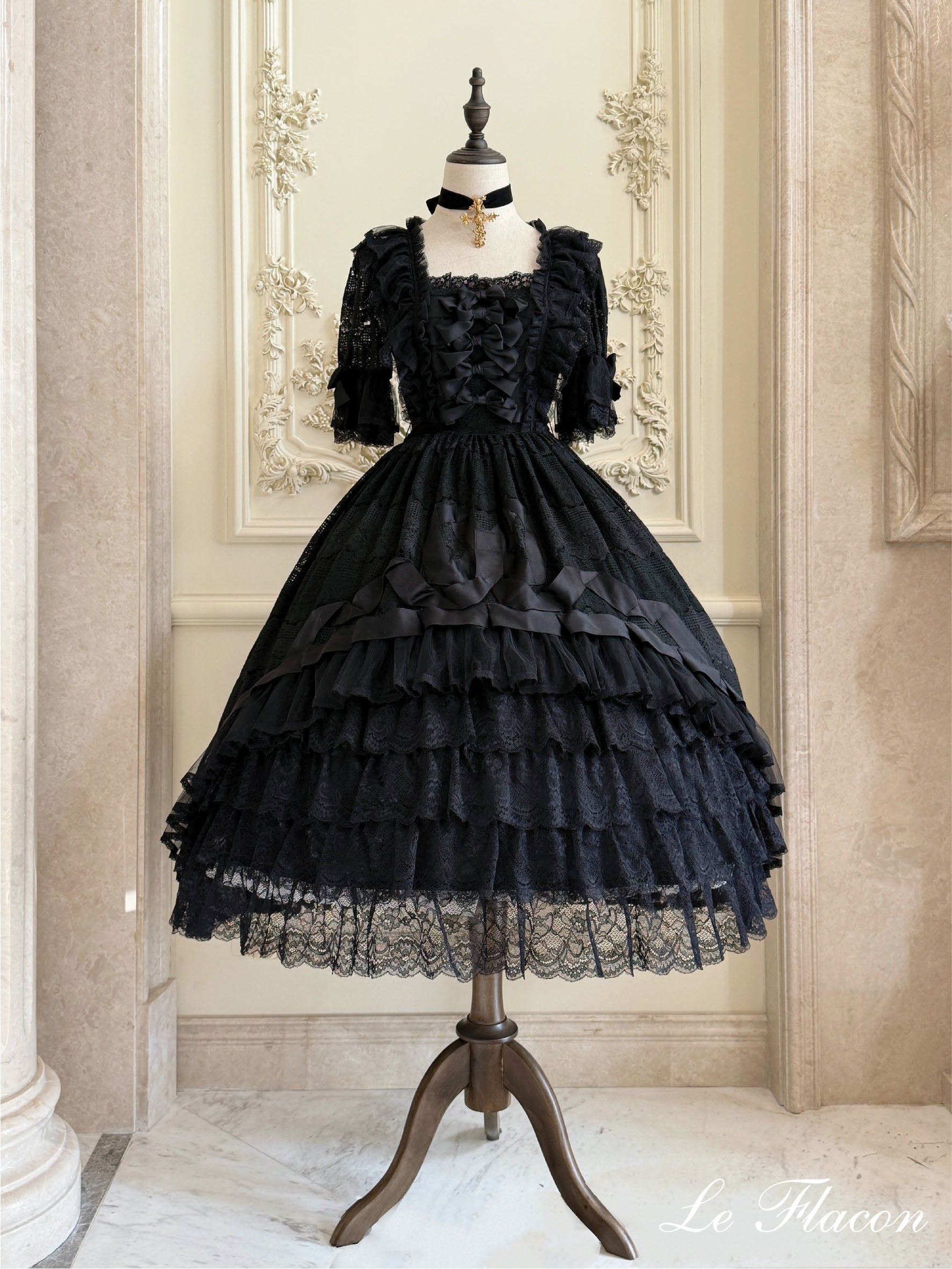 For Valentine III Rococo Style Lace Gown One-piece