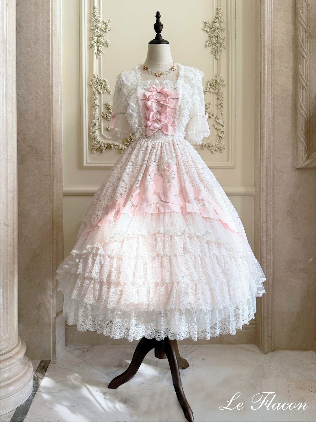 For Valentine III Rococo Style Lace Gown One-piece