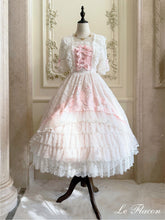 Load image into Gallery viewer, [Pre-order] ‘For Valentine III’ Rococo Style Lace Gown One-piece
