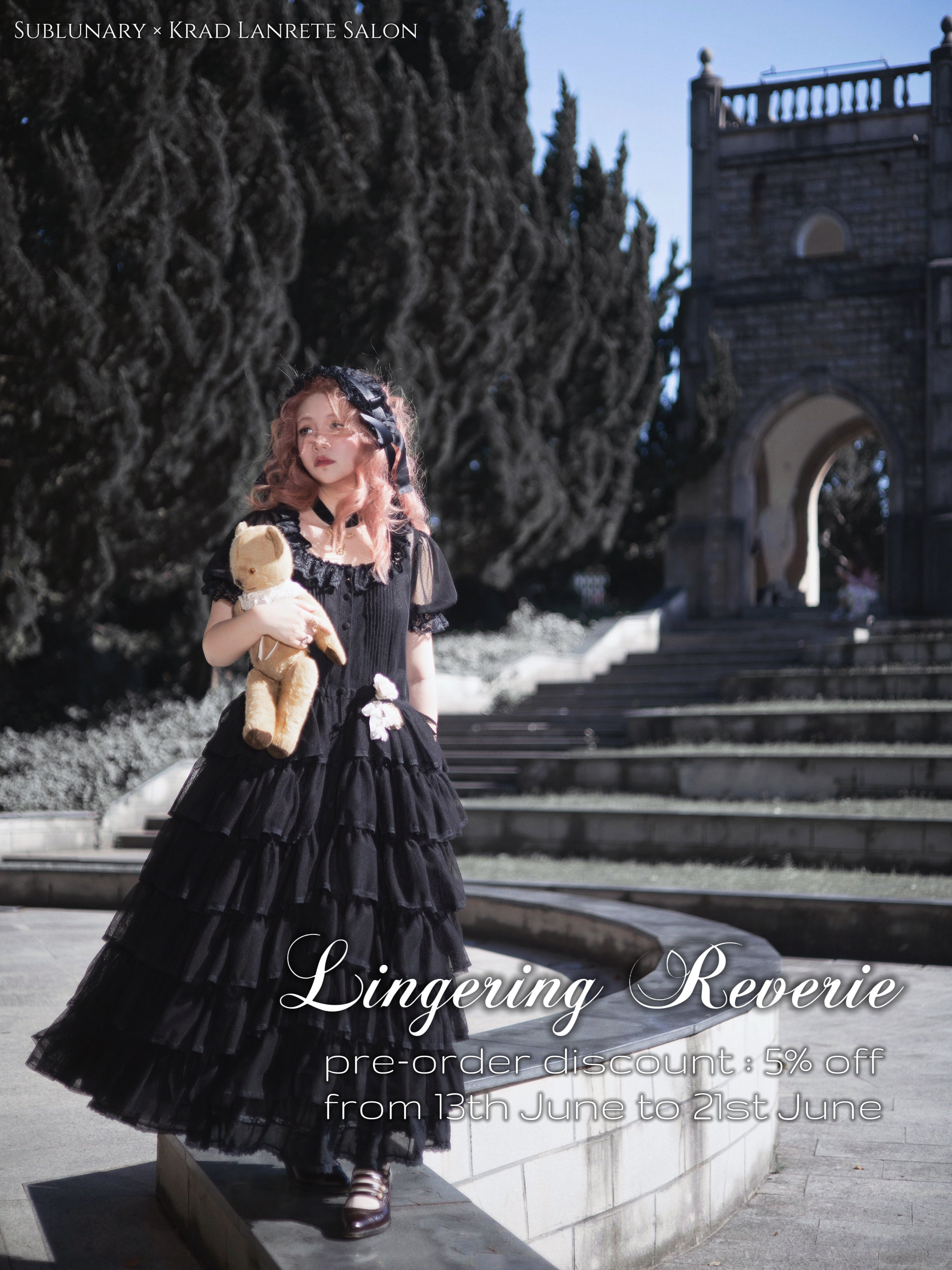 [Pre-order] Lingering Reverie Ruffle One-piece