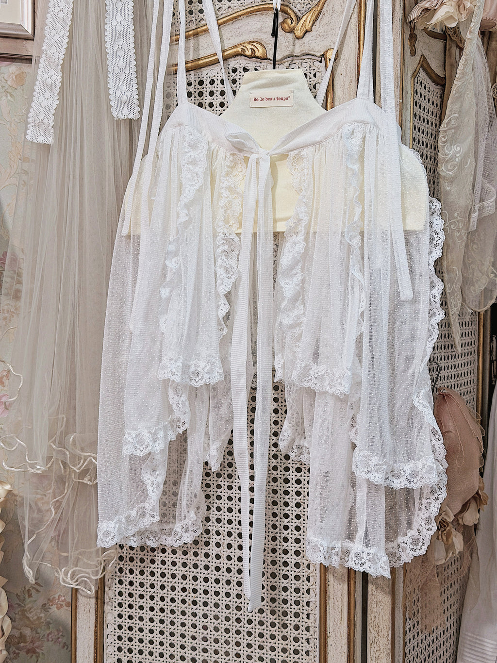 Loire Valley Off-white Cotton Apron