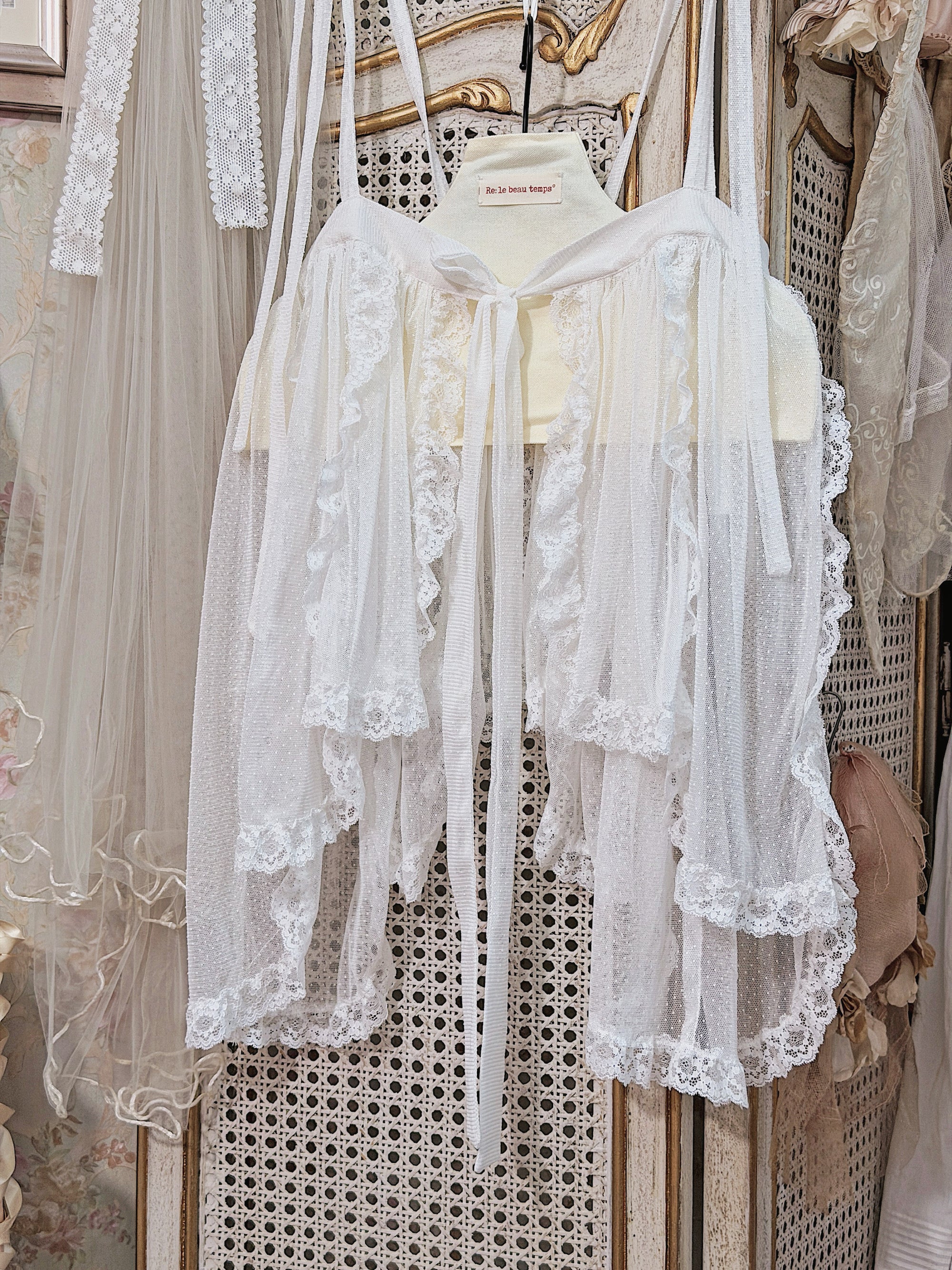 Loire Valley Off-white Cotton Apron