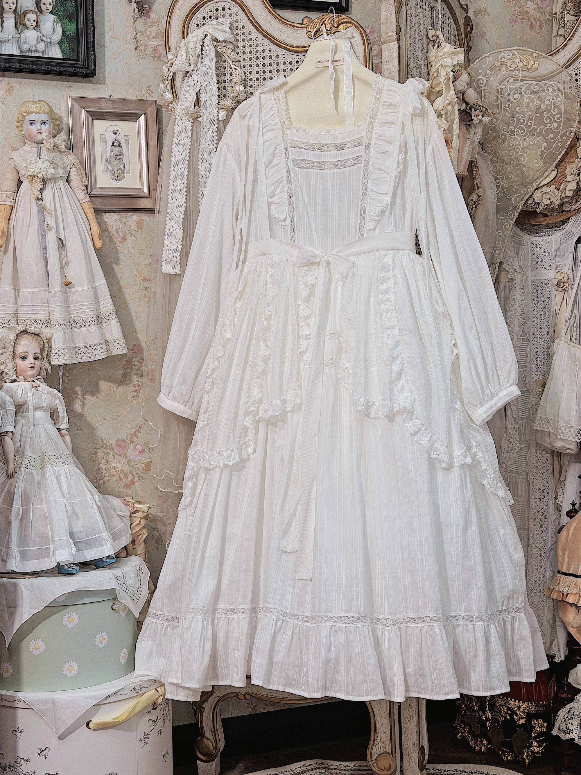 Loire Valley Off-white Cotton Apron