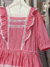 Load image into Gallery viewer, [Le Beau Temps Pre-order] Loire Valley Red Checks Cotton One-piece

