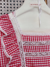 Load image into Gallery viewer, [Le Beau Temps Pre-order] Loire Valley Red Checks Cotton One-piece
