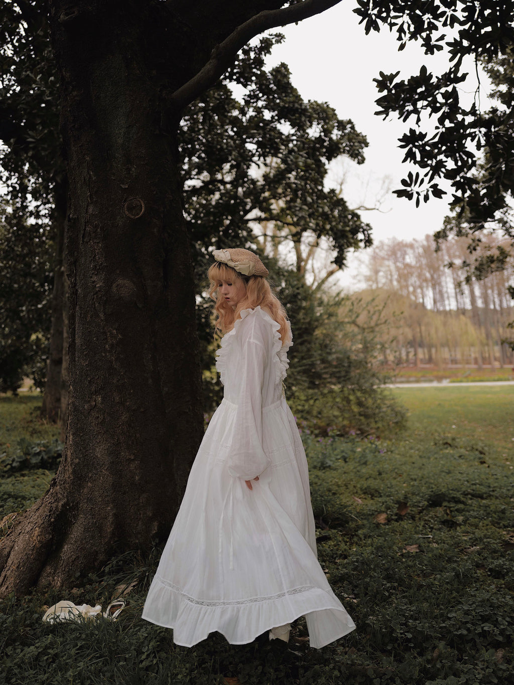 Loire Valley Off-white Cotton One-piece