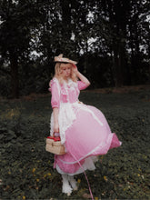 Load image into Gallery viewer, [Le Beau Temps Pre-order] Loire Valley Red Checks Cotton One-piece
