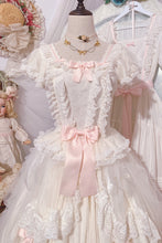 Load image into Gallery viewer, [In Stock] ‘For Valentine’ Rococo Style Lace Gown One-piece
