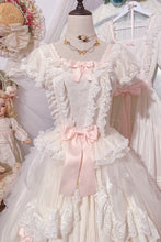 Load image into Gallery viewer, ‘For Valentine’ Rococo Style Lace Gown One-piece

