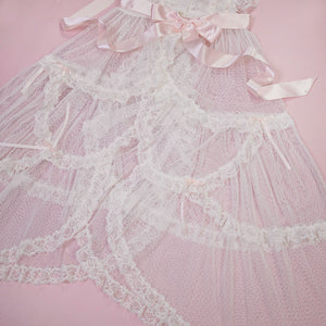 [In stock] 'L'amant' Kaneko Net Lace Apron