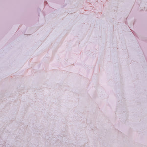 [In stock] ‘For Valentine III’ Rococo Style Lace Gown One-piece