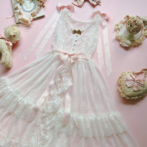 [Pre-order] 'Love in the morning' Edwardian-style Lace Apron