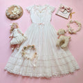 Love in the morning Edwardian-style Cotton Gown