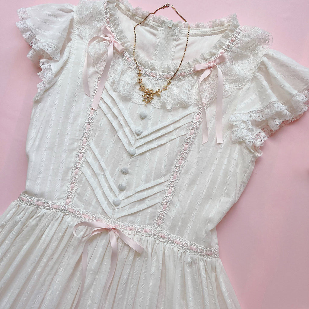 Love in the morning Edwardian-style Cotton Gown