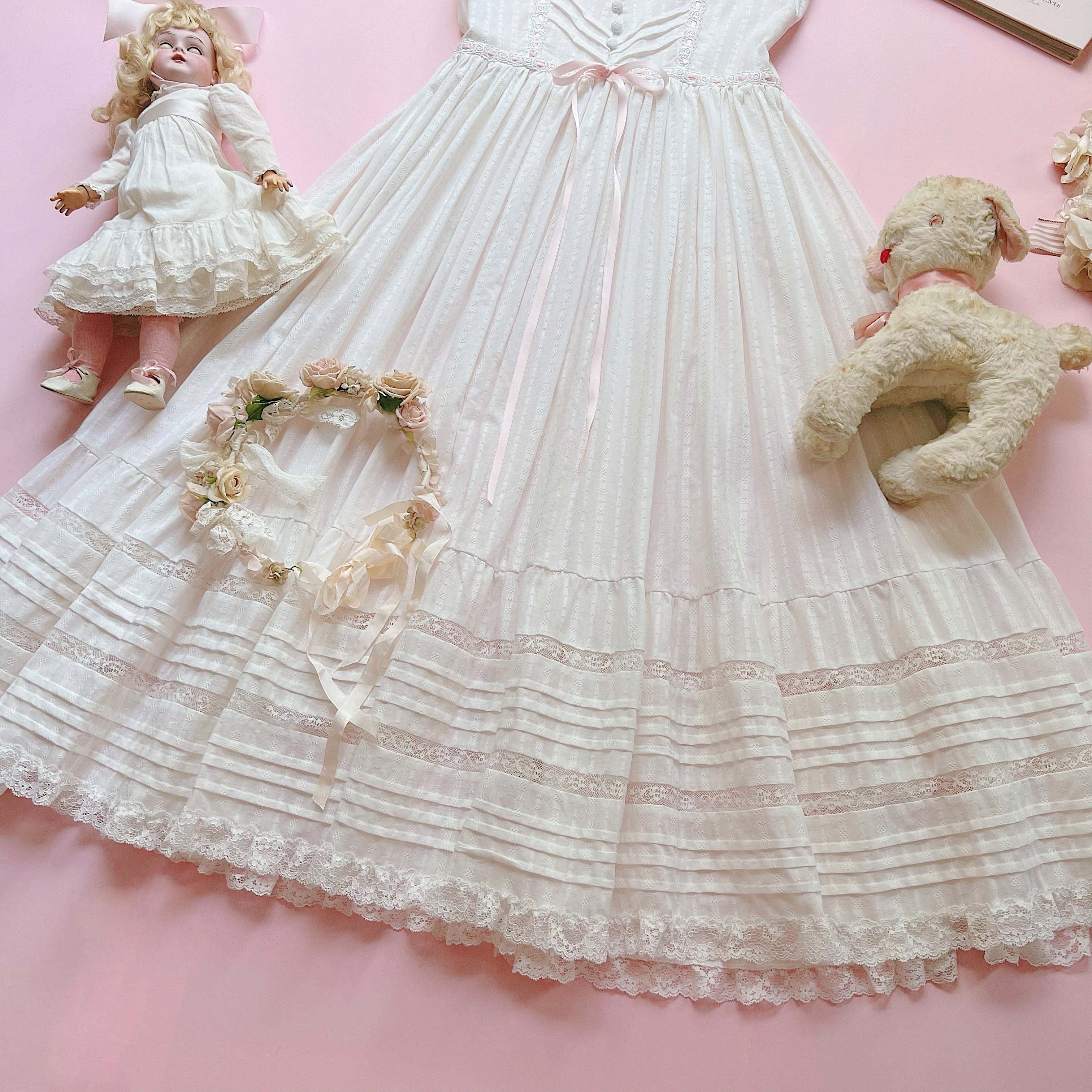 Love in the morning Edwardian-style Cotton Gown