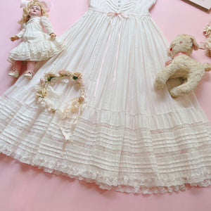 [Pre-order] 'Love in the morning' Edwardian-style Cotton Gown