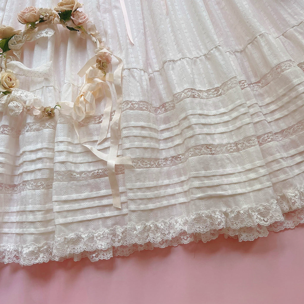 Love in the morning Edwardian-style Cotton Gown
