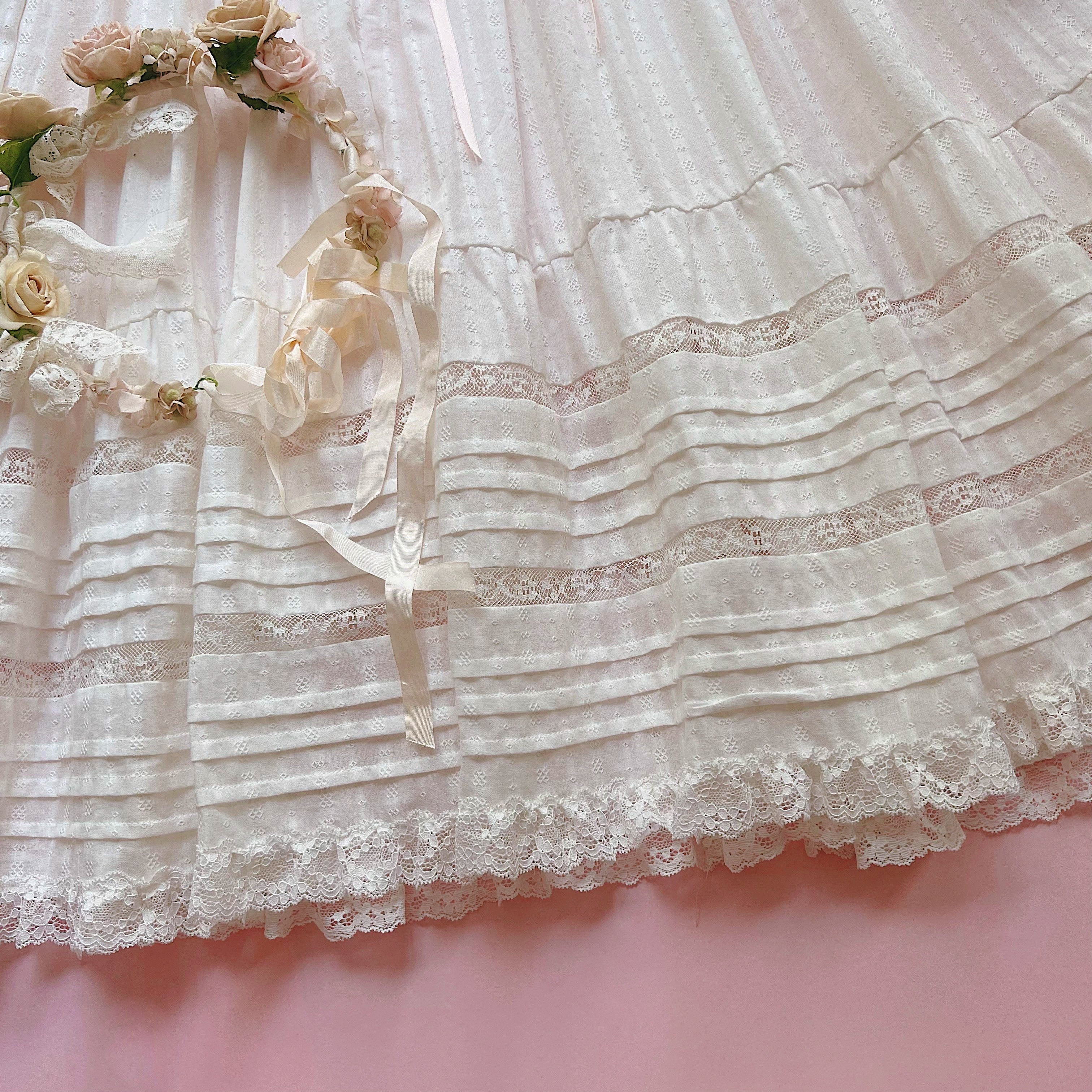 Love in the morning Edwardian-style Cotton Gown