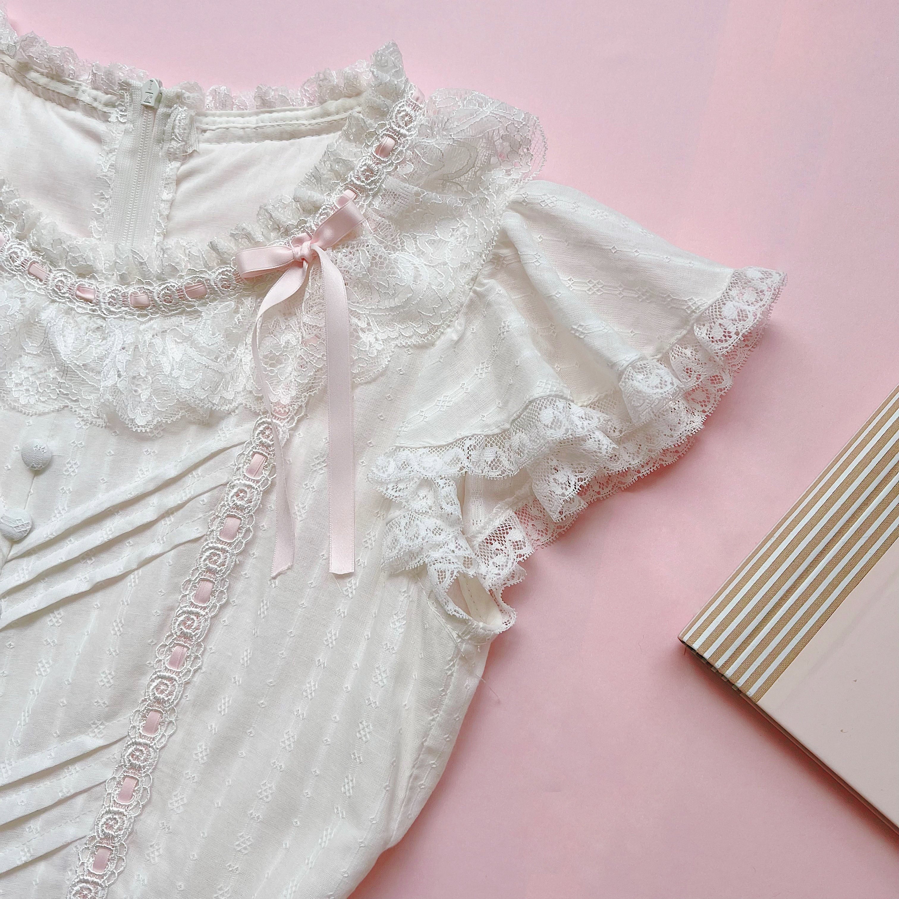 Love in the morning Edwardian-style Cotton Gown