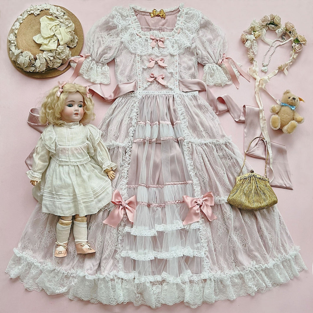 [In stock] 'For Valentine V' Rococo-inspired Tulle Dress