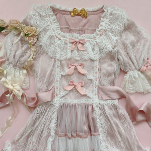 [In stock] 'For Valentine V' Rococo-inspired Tulle Dress