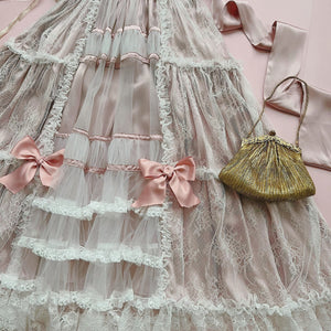 [In stock] 'For Valentine V' Rococo-inspired Tulle Dress