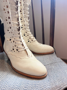 [Kitten's Ankles Pre-order] Une Nuit Blanche Edwardian Era Antique-style Boots [Limited Edition]
