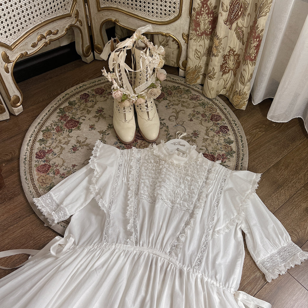 [Pre-order] Une Nuit Blanche Edwardian Era Antique-style Boots [Limited Edition]