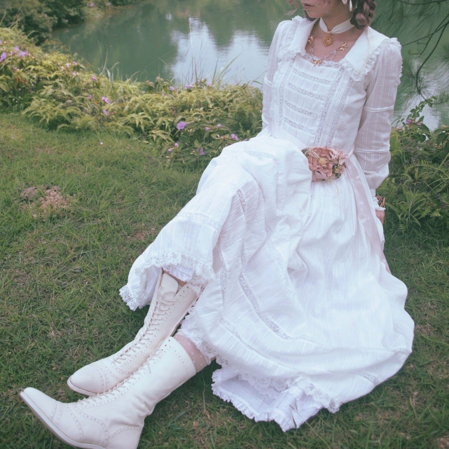 [Pre-order] Edwardian Era Antique-style Boots [Limited Edition]